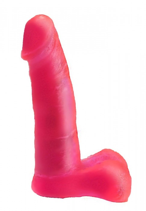 Розовая гелевая насадка для страпона - 16,5 см. - LOVETOY (А-Полимер) - купить с доставкой в Ростове-на-Дону