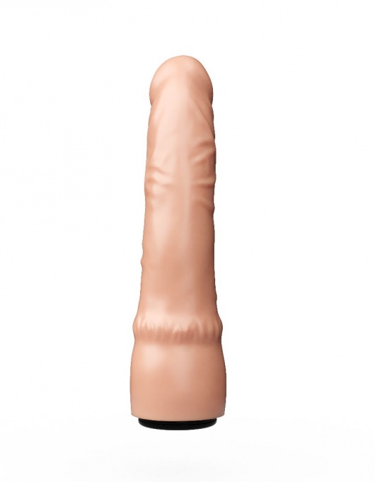 Телесная насадка в форме фаллоса для трусиков с плугом - 19,3 см. - LOVETOY (А-Полимер) - купить с доставкой в Ростове-на-Дону