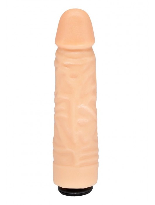 Телесный фаллос-насадка для трусиков с плугом - 17,5 см. - LOVETOY (А-Полимер) - купить с доставкой в Ростове-на-Дону