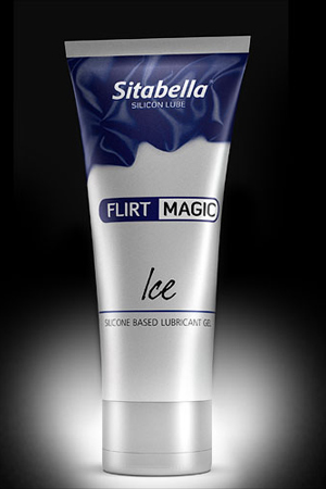 Силиконовая гель-смазка FLIRT MAGIC Ice с лёгким пролонгирующим эффектом - 75 мл. - Sitabella - купить с доставкой в Ростове-на-Дону