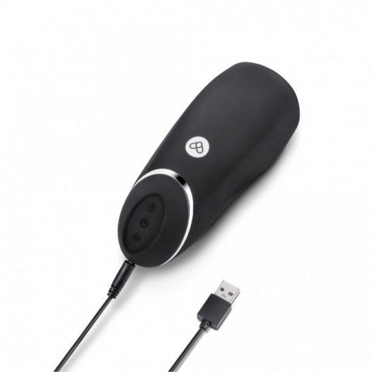 Черный перезаряжаемый мастурбатор для мужчин Pink Vibe - Pink Vibe - в Ростове-на-Дону купить с доставкой