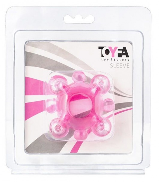 Эрекционное кольцо c бусинками - Toyfa Basic - в Ростове-на-Дону купить с доставкой