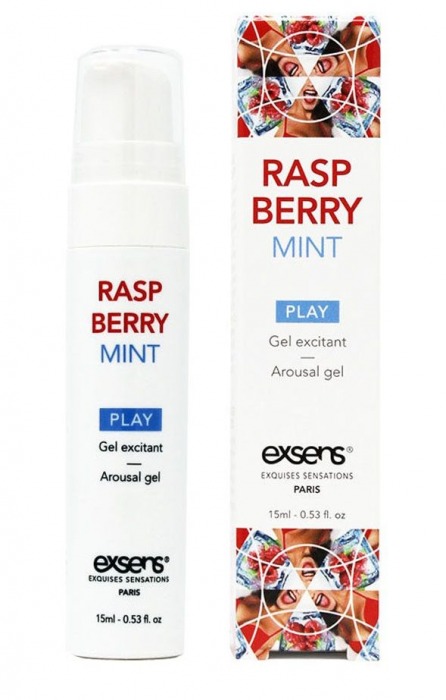 Возбуждающий гель Raspberry Mint с ароматом малины и мяты - 15 мл. - Exsens - купить с доставкой в Ростове-на-Дону