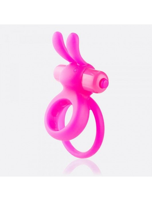 Розовое виброкольцо THE OHARE с подхватом мошонки - Screaming O - в Ростове-на-Дону купить с доставкой