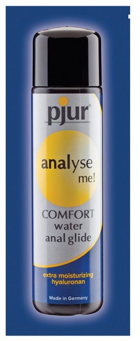 Анальный лубрикант pjur ANALYSE ME Comfort Water Anal Glide - 2 мл. - Pjur - купить с доставкой в Ростове-на-Дону