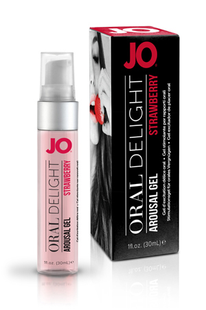 Клубничный лубрикант для оральных ласк Oral Delight Strawberry Sensation - 30 мл. - System JO - купить с доставкой в Ростове-на-Дону