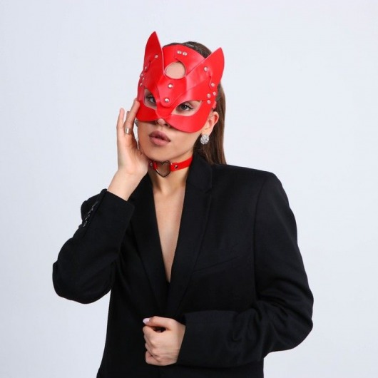 Эротический набор «Поиграй со мной»: маска и чокер - Сима-Ленд - купить с доставкой в Ростове-на-Дону