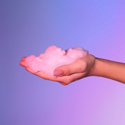 Массажная хрустящая пенка Tickle My Body Cotton Candy с ароматом сладкой ваты - 150 мл. - Love to Love - купить с доставкой в Ростове-на-Дону
