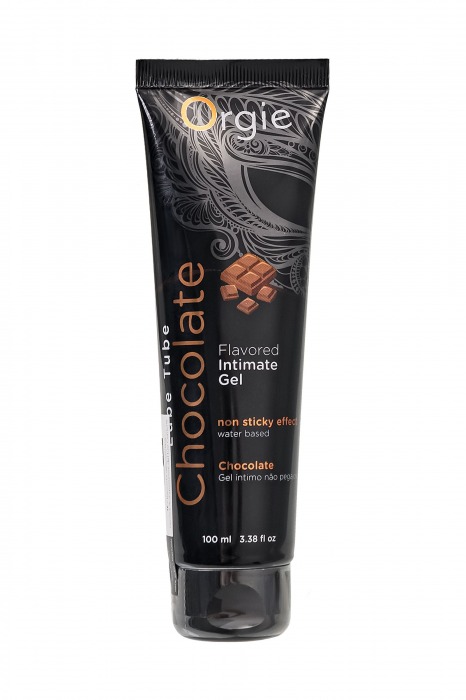 Интимный гель на водной основе Lube Tube Chocolate с шоколадным вкусом - 100 мл. - ORGIE - купить с доставкой в Ростове-на-Дону