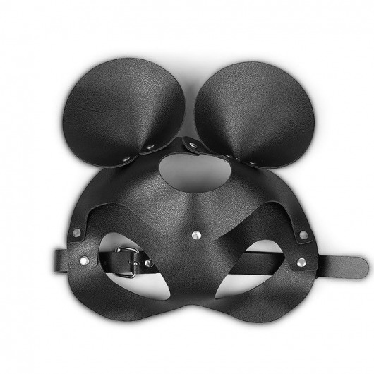 Пикантная черная маска «Озорная мышка» с заклепками - Сима-Ленд - купить с доставкой в Ростове-на-Дону