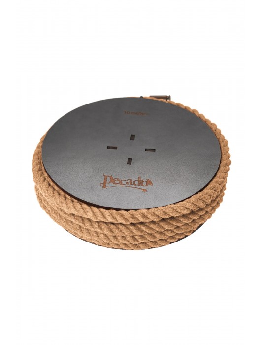 Джутовая веревка для шибари на катушке - 10 м. - Pecado - купить с доставкой в Ростове-на-Дону