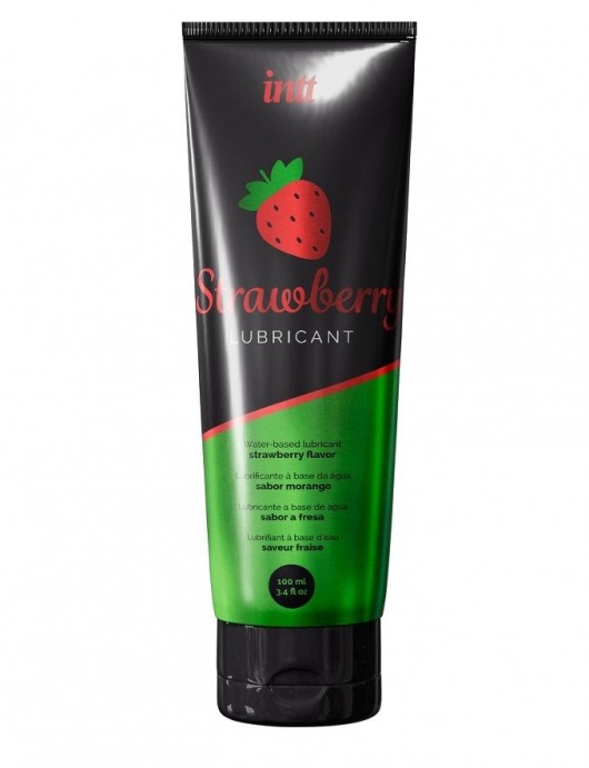 Смазка на водной основе с ароматом клубники Strawberry Lubricant - 100 мл. - INTT - купить с доставкой в Ростове-на-Дону