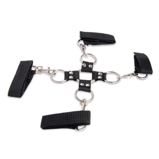 Набор для фиксации из 7 предметов Hogtie   Ball Gag Kit - Lux Fetish - купить с доставкой в Ростове-на-Дону