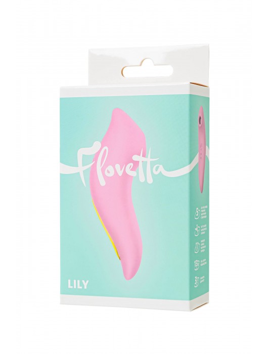 Розовый вакуумный стимулятор Lily - ToyFa