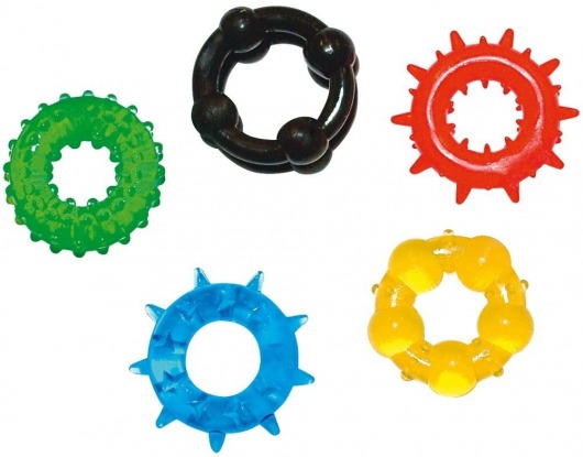 Набор из пяти эрекционных колец Sex-Marathon - Orion - в Ростове-на-Дону купить с доставкой