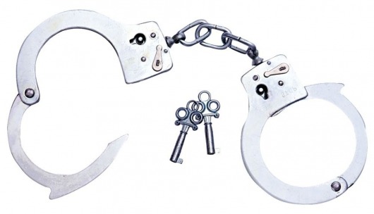 Металлические наручники со связкой ключей - Orion - купить с доставкой в Ростове-на-Дону