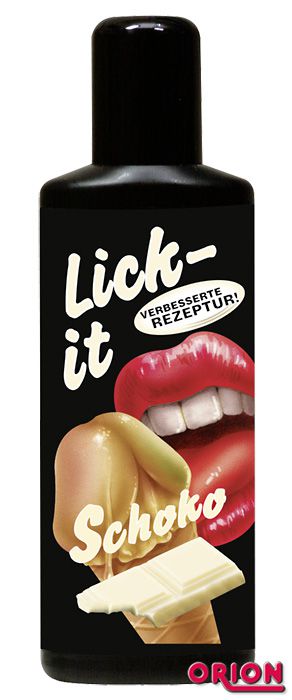 Съедобная смазка Lick It со вкусом белого шоколада - 100 мл. - Orion - купить с доставкой в Ростове-на-Дону