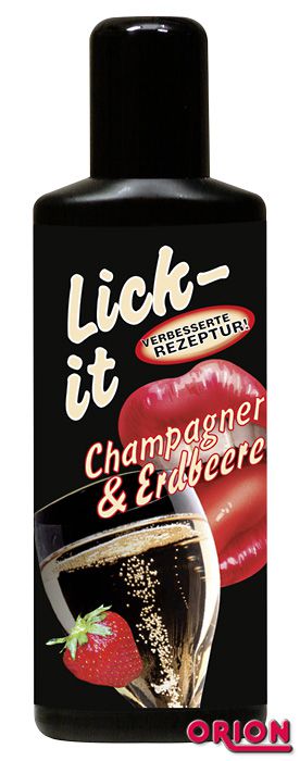 Смазка для орального секса Lick It со вкусом клубники с шампанским - 100 мл. - Orion - купить с доставкой в Ростове-на-Дону