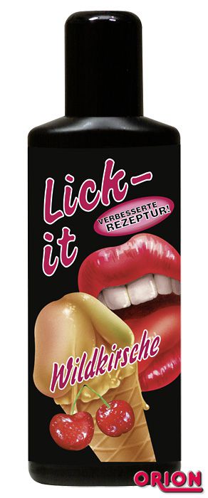 Съедобная смазка Lick It со вкусом вишни - 50 мл. - Orion - купить с доставкой в Ростове-на-Дону