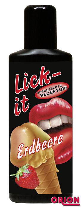 Съедобная смазка Lick It со вкусом земляники - 50 мл. - Orion - купить с доставкой в Ростове-на-Дону