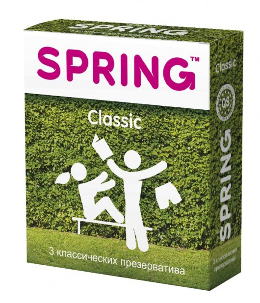 Классические презервативы SPRING CLASSIC - 3 шт. - SPRING - купить с доставкой в Ростове-на-Дону