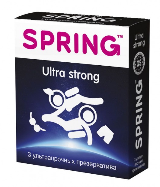 Ультрапрочные презервативы SPRING ULTRA STRONG - 3 шт. - SPRING - купить с доставкой в Ростове-на-Дону