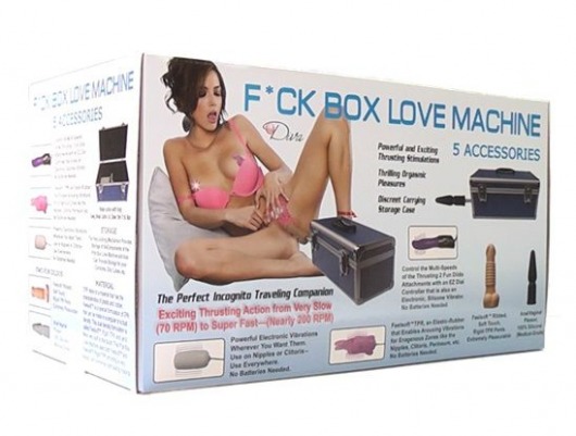 Секс-машина Fuck Box с дополнительными аксессуарами - MyWorld - DIVA - купить с доставкой в Ростове-на-Дону