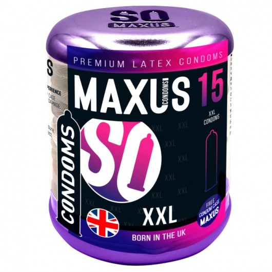 Презервативы Maxus XXL увеличенного размера - 15 шт. - Maxus - купить с доставкой в Ростове-на-Дону