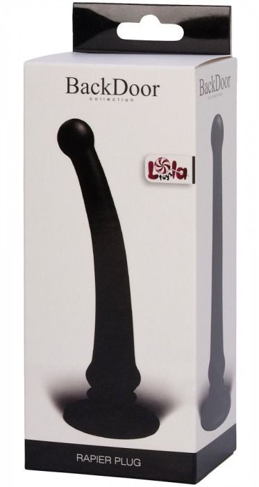 Чёрный анальный стимулятор Rapier Plug - 15 см. - Lola Games - купить с доставкой в Ростове-на-Дону