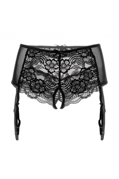 Трусики-пояс из эластичного кружева с пажами для чулок - Erolanta купить с доставкой