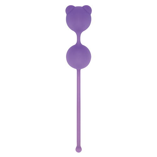 Фиолетовые вагинальные шарики PUSSYNUT DOUBLE SILICONE - Toyz4lovers