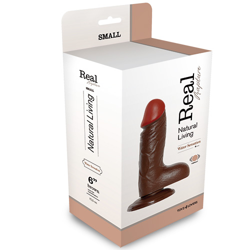 Коричневый вибратор REALISTIC VIBRATOR REAL RAPTURE BROWN - 17 см. - Toyz4lovers