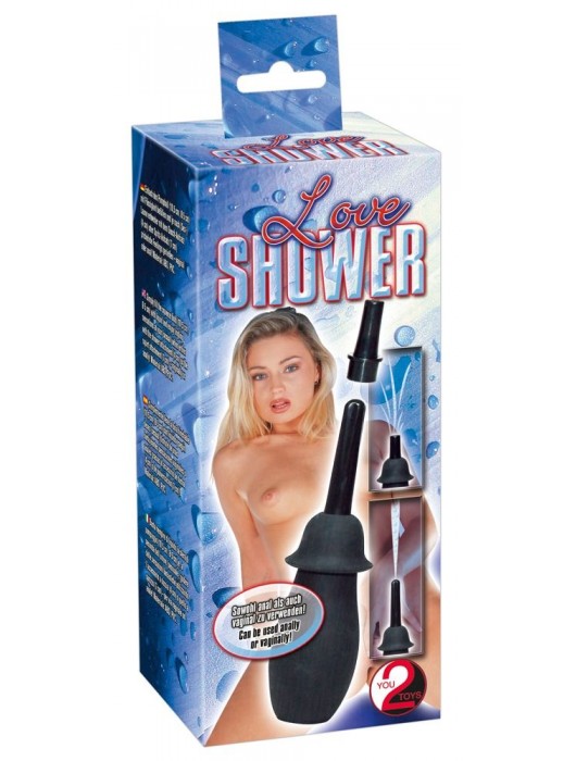 Груша с 2 сменными насадками Love Shower для интимного душа - Orion - купить с доставкой в Ростове-на-Дону