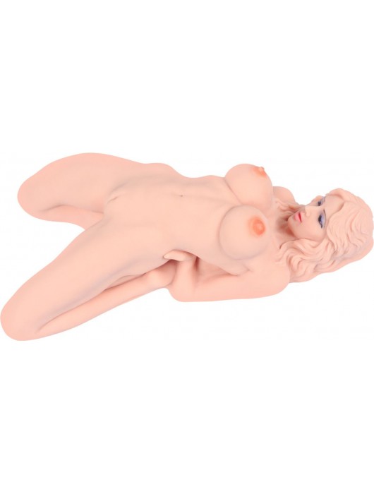 Мастурбатор Veronia с двумя упругими отверстиями для любви без вибрации - KOKOS - в Ростове-на-Дону купить с доставкой