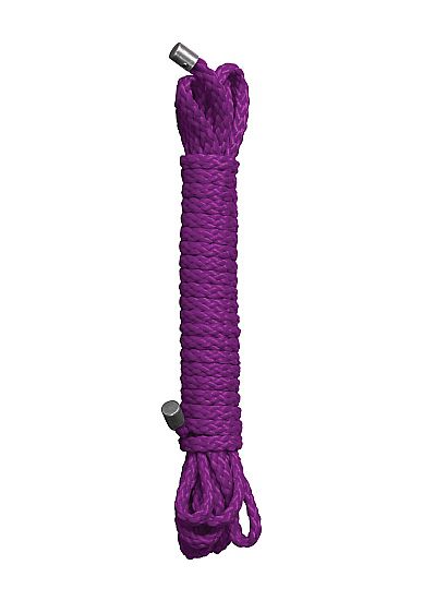 Фиолетовая веревка для бандажа Kinbaku Rope - 5 м. - Shots Media BV - купить с доставкой в Ростове-на-Дону
