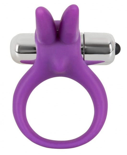 Фиолетовое эрекционное кольцо с вибрацией Smile Rabbit - Orion - в Ростове-на-Дону купить с доставкой