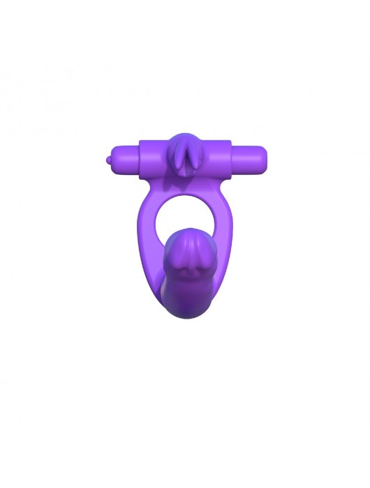 Эрекционное кольцо для двойного проникновения Silicone Double Penetrator Rabbit - Pipedream - в Ростове-на-Дону купить с доставкой