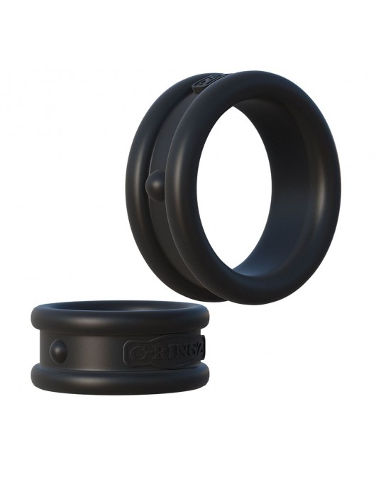 Набор из двух эрекционных колец Max-Width Silicone Rings - Pipedream - в Ростове-на-Дону купить с доставкой