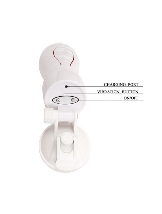 Мастурбатор-анус в тубе с вибрацией Flora White - Baile - в Ростове-на-Дону купить с доставкой