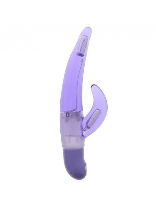 Фиолетовый вибратор для G-стимуляции GOOD VIBES G-VIBE - 16 см. - Dream Toys