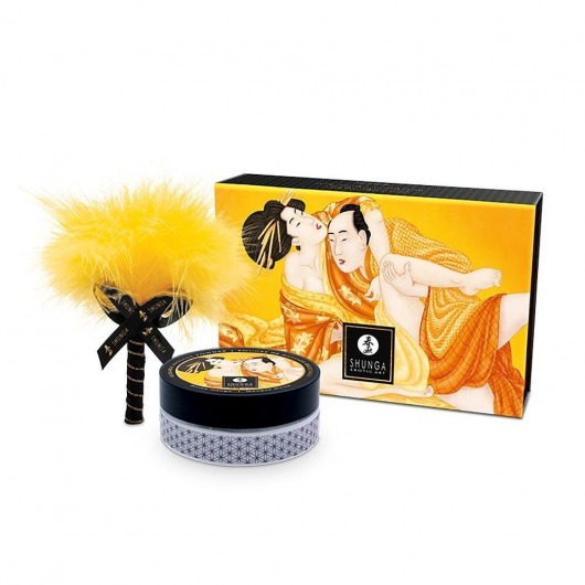 Массажная пудра с ароматом манго Luscious Mango - Shunga - купить с доставкой в Ростове-на-Дону