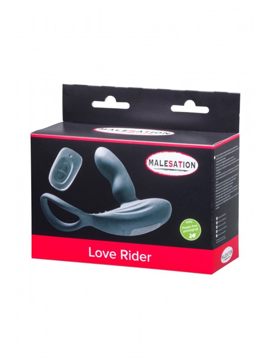 Стимулятор простаты с эрекционным кольцом Love Rider - MALESATION - в Ростове-на-Дону купить с доставкой