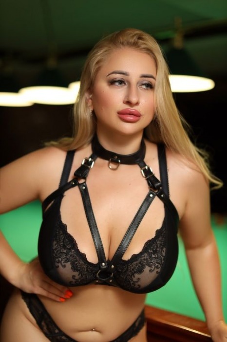 Черная кожаная сбруя с ошейником plus size из нежной кожи - БДСМ Арсенал - купить с доставкой в Ростове-на-Дону