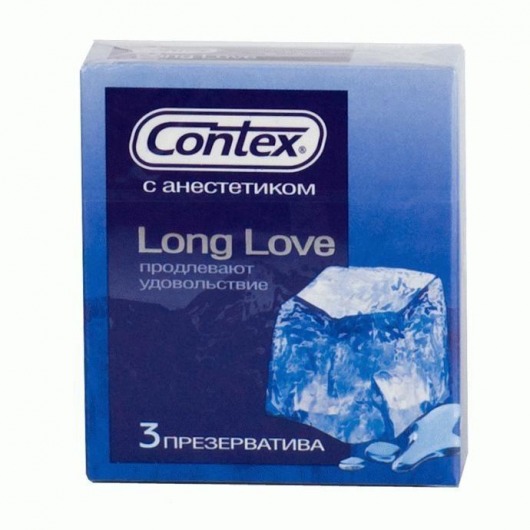 Презервативы с продлевающей смазкой Contex Long Love - 3 шт. - Contex - купить с доставкой в Ростове-на-Дону