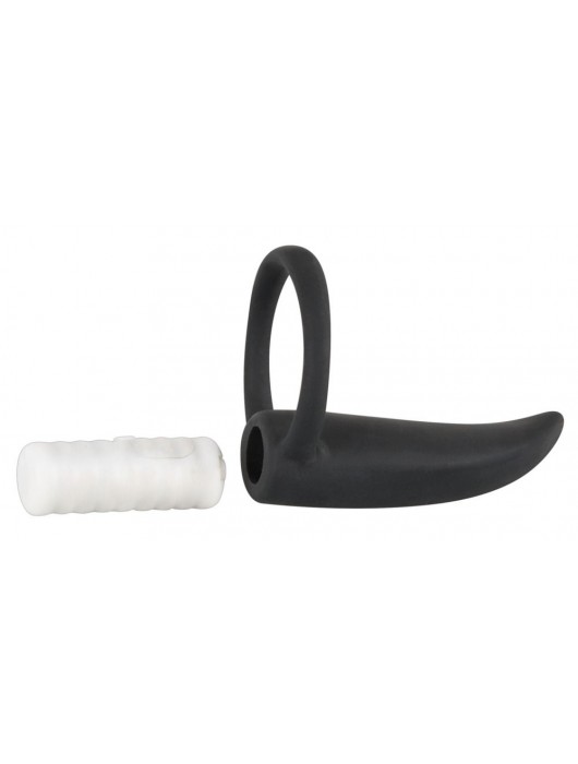 Чёрный вибратор на пальчик или пенис BLACK VELVETS - Orion - в Ростове-на-Дону купить с доставкой