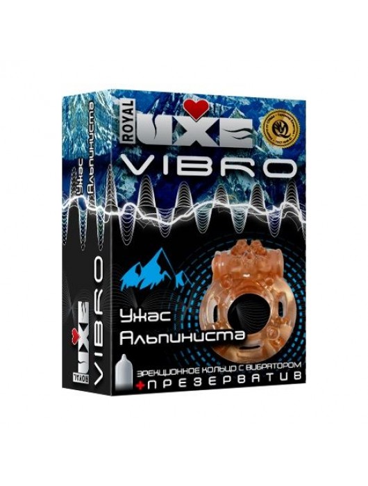Эрекционное виброкольцо Luxe VIBRO  Ужас Альпиниста - Luxe - в Ростове-на-Дону купить с доставкой