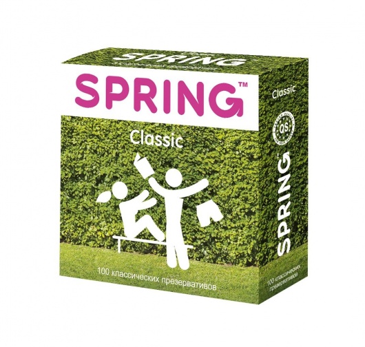 Классические презервативы SPRING CLASSIC - 100 шт. - SPRING - купить с доставкой в Ростове-на-Дону