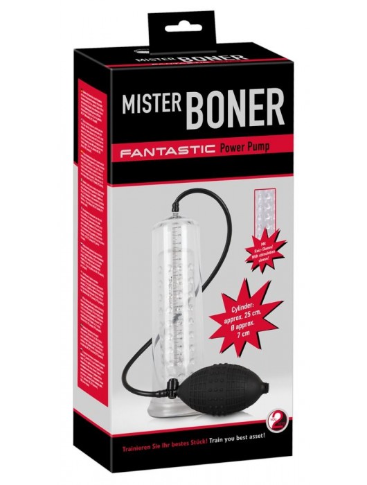 Помпа для пениса Mister Boner Fantastic - 22 см. - Orion - в Ростове-на-Дону купить с доставкой