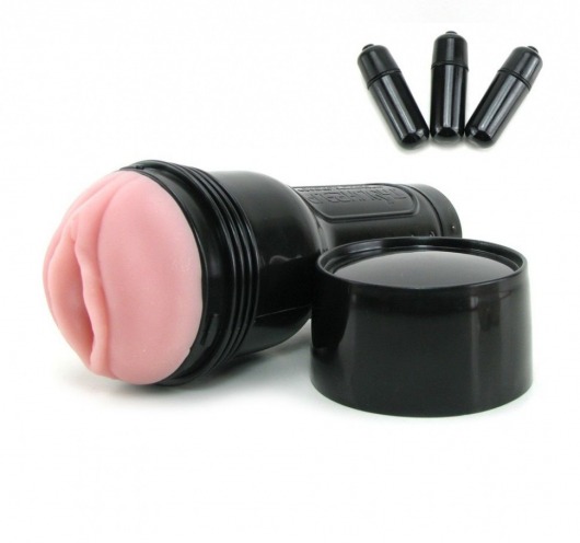 Мастурбатор-вагина Fleshlight - Vibro Pink Lady Touch с вибрацией - Fleshlight - в Ростове-на-Дону купить с доставкой