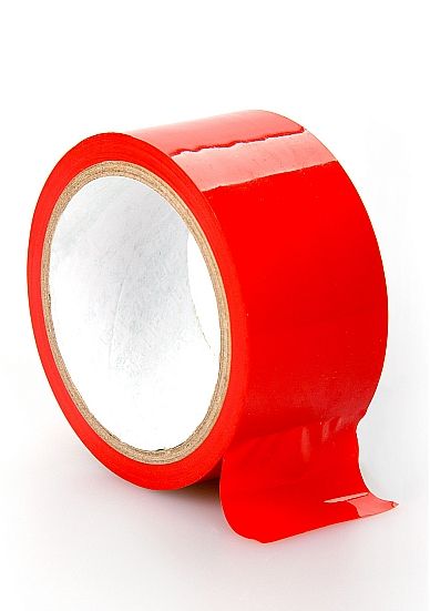 Красная лента для связывания Bondage Tape Red - Shots Media BV - купить с доставкой в Ростове-на-Дону
